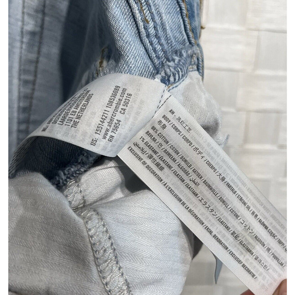 Abercrombie & Fitch Womens The Ankle Straight Ultra High Rise Jeans Size 26 2R - Picture 7 of 9